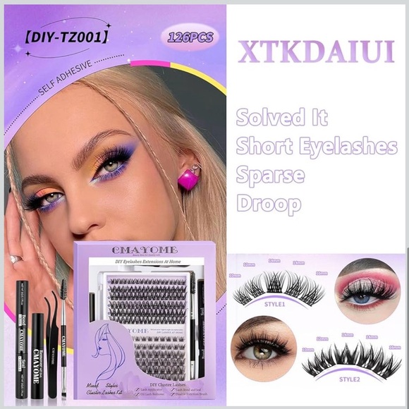 Multi-Color Eyelash Set - Picture 12 of 15